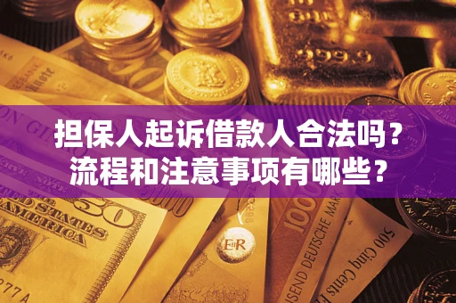济南担保人起诉借款人合法吗？流程和注意事项有哪些？