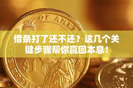 济南借条打了还不还？这几个关键步骤帮你赢回本息！