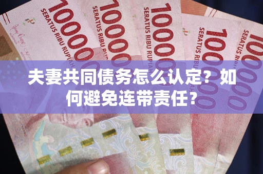 济南夫妻共同债务怎么认定？如何避免连带责任？