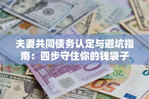 济南夫妻共同债务认定与避坑指南：四步守住你的钱袋子