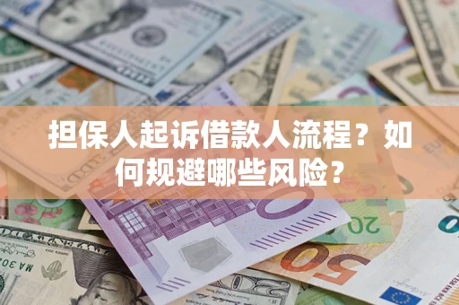 济南担保人起诉借款人流程？如何规避哪些风险？