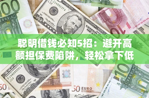 济南聪明借钱必知5招：避开高额担保费陷阱，轻松拿下低息贷款