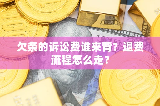 济南欠条的诉讼费谁来背？退费流程怎么走？